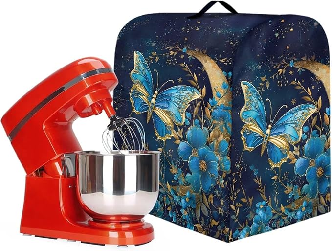 Blue Butterfly Flower Mixer Covers Dust Mixer Covers - Image 3