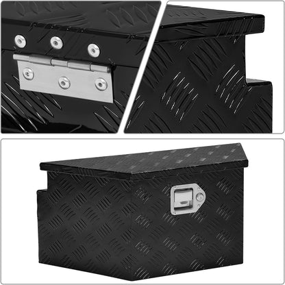 dna motoring trailer tongue box, lockable aluminum truck on a desk or shelf
