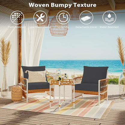 Sundale Outdoor Olefin Deep Seat Cushion, Patio Chair Cushion and Pillow - Image 8