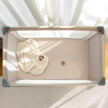 lulumoon Pack N Play Sheets: Soft & Breathable Playard Sheets - Image 7