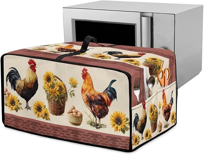 Air Fryer Toaster Oven Dust Cover Washable Convection Oven Cover Farmhouse by Garucesta
