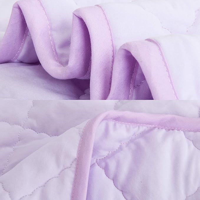 NTBAY Down Alternative Toddler Comforter, Lightweight and Warm Solid Color Baby - Image 2
