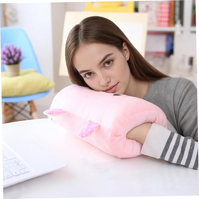 Hand Warmer Pillow, Kids Cartoon Rabbit Hand Warmer Pouch Non Electrical Arm - Image 5
