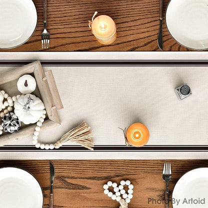 Artoid Mode Hello Fall Pumpkin Table Runner, Seasonal Harvest Vintage - Image 4