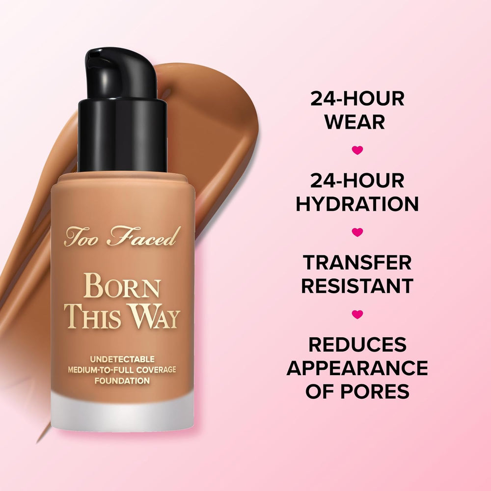 Too Faced Born This Way Natural Finish Longwear Liquid Foundation | Medium-To...