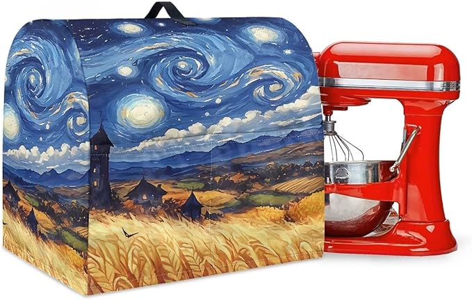Blue Starry Night Print Mixer Cover Kitchen Aid Cover Dust Covers by Unknown
