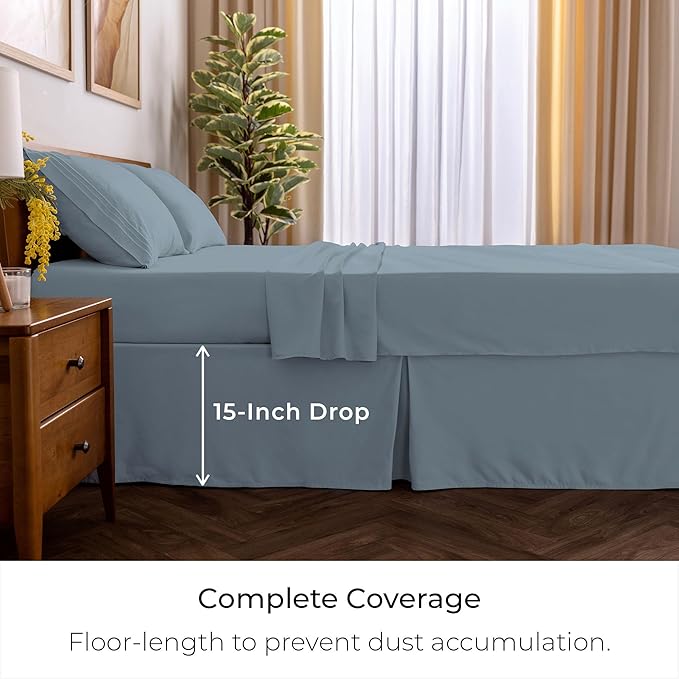 Mellanni Bed Skirt Twin Size - Image 2