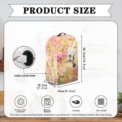 Birds Flower Blender Dust Cover Stand Mixer or Coffee Maker Appliance Covers - Image 6