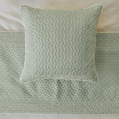 The HomeCentric King/Queen/Twin Blue Designer Queen 74"x18" Bed Runner - Image 3