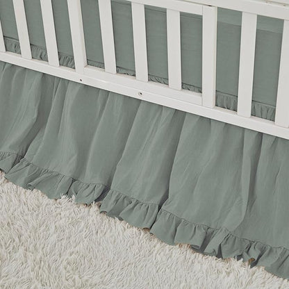 Brandream Boho Bohemian Girl Baby Nursery Crib Bed Skirt Dust Ruffle by Brandream