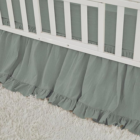 Brandream Boho Bohemian Girl Baby Nursery Crib Bed Skirt Dust Ruffle by Brandream