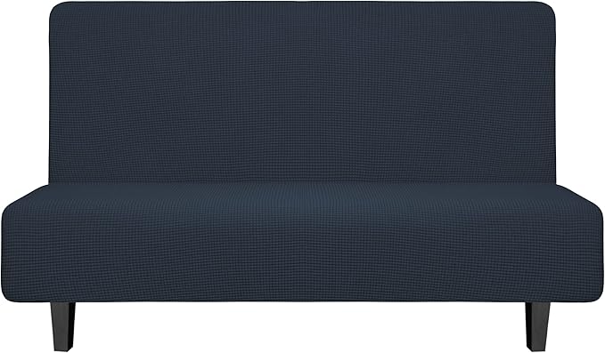 Easy-Going Stretch Futon Slipcover Armless Futon Bed Cover Furniture Protector by Easy-Going