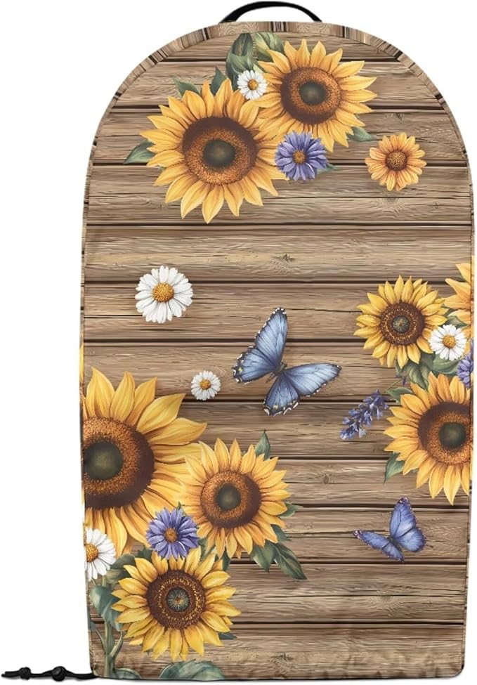 Sunflower Butterfly Coffee Machine Dust Cover Universal Design Compatible - Image 2
