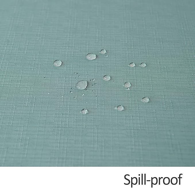 maxmill Slubby Texture Tablecloth Water Resistance Antiwrinkle Spillproof Soft - Image 5