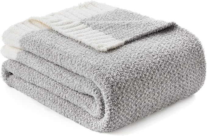 Snuggle Sac Buttery Grey Throw Blanket by SnuggleSac