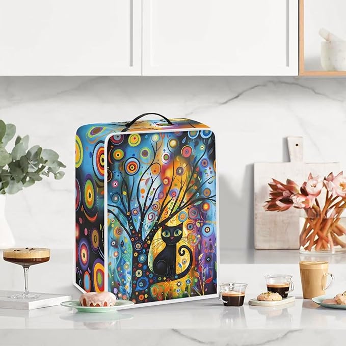 Modern Art Cat Coffee Maker Covers - Image 3