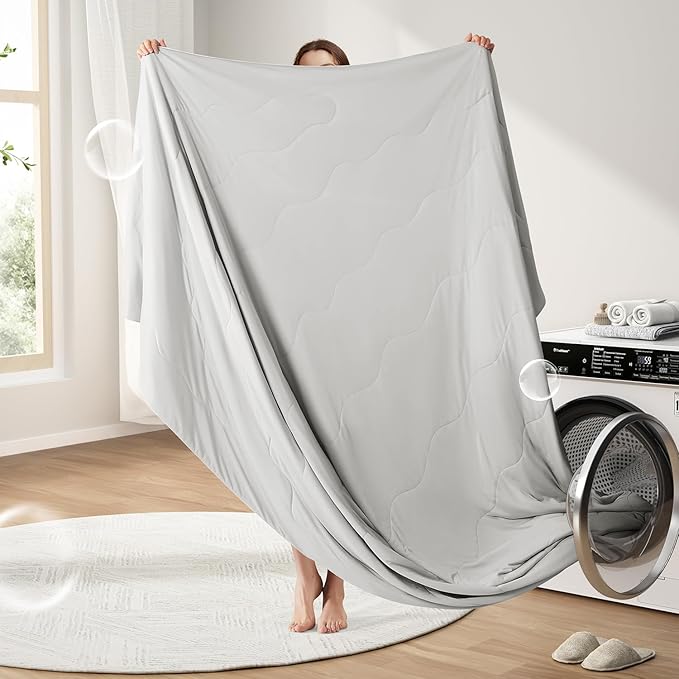 EASELAND Cooling Comforter Queen, Cold Touch Fabric Absorbs Body Heat, - Image 7