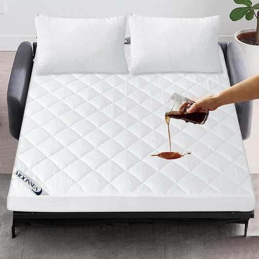 Waterproof Sofa Bed Mattress Protector Pad, Absorbent Full Sleeper Sofa by Moonsea