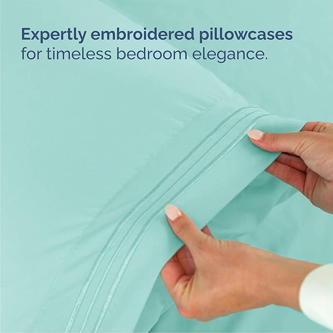 Queen Size 4 Piece Sheet Set - Image 6