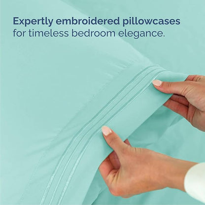 Queen Size 4 Piece Sheet Set - Image 6