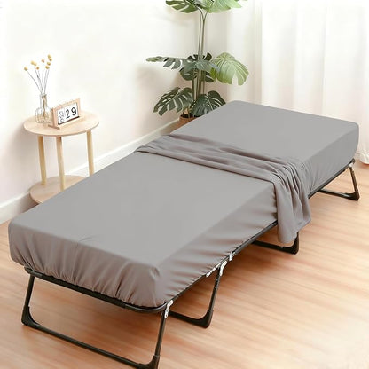 Fitted Sheets 30x80 Inches, 1 Pack Super Soft Microfiber Cot Size Sheet Set by Unknown