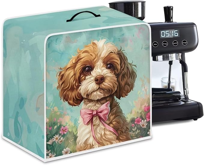 Mumeson Cute Dog Coffee Maker Stand Mixer or Coffee Maker Appliance Dust and - Image 5