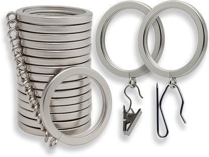 BlastHome® Luxury Curtain Rings – Premium Metal by BlastHome