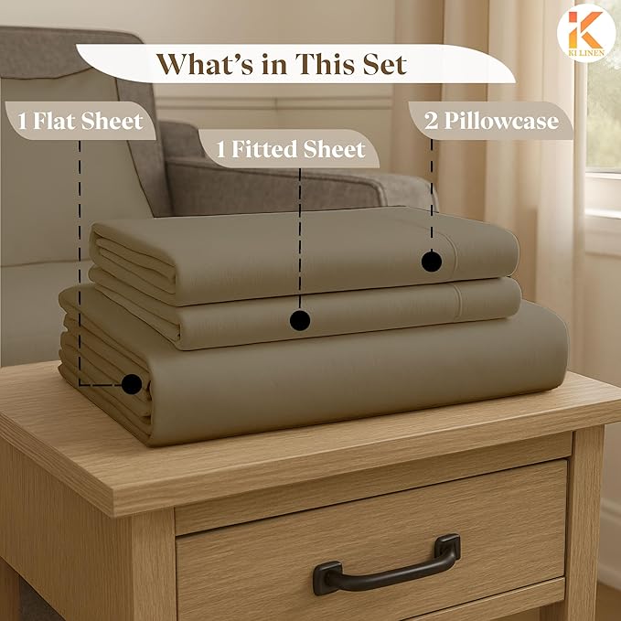 Sleeper Sofa Bed Sheet Set - Image 2