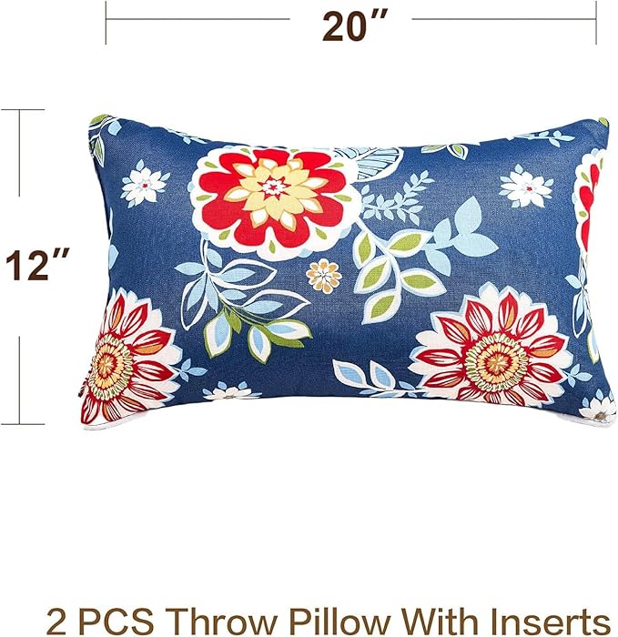 JMGBird Outdoor Pillows Waterproof Set of 2 Outdoor Throw Pillows - Image 6
