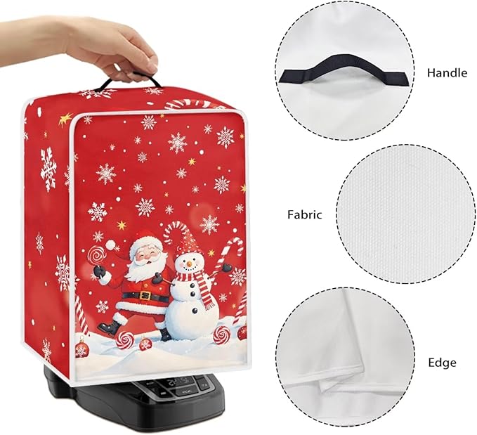 Cute Christmas Coffee Maker Cover - Image 5