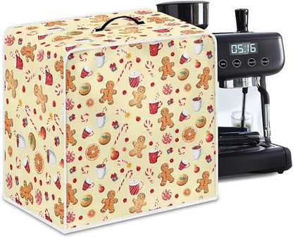 Christmas Coffee Maker Cover Dust Resistant Small Kitchen Appliance Protector by Unknown