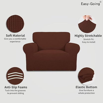 Easy-Going Stretch Oversized Chair Sofa Slipcover 1-Piece Couch Sofa Cover - Image 3