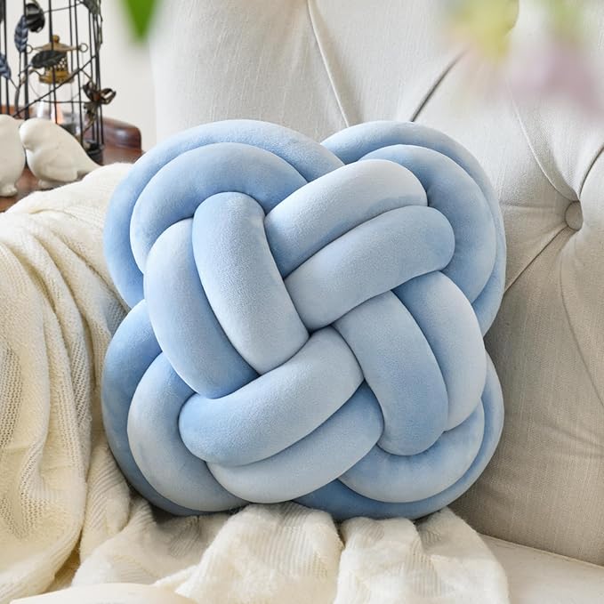Xuyier Knot Pillow Ball, Decorative Throw Pillows by Xuyier