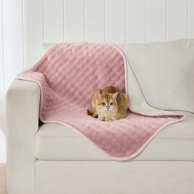 Waterproof Blanket for Bed Couch Sofa Car, Soft Leakproof Dog Blanket by Yaning