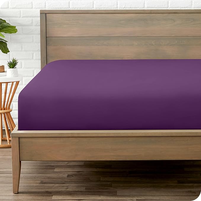 Bare Home Fitted Bottom Sheet Queen Size by BareHome