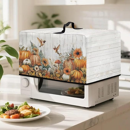 Microwave Oven Dust Cover, Thanksgiving Hummingbird Polyester Dust Cover - Image 3