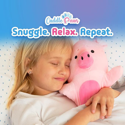 Big Pig Plush Body Pillow for Kids | Long Stuffed Animal Cuddle Pillow | Soft - Image 3