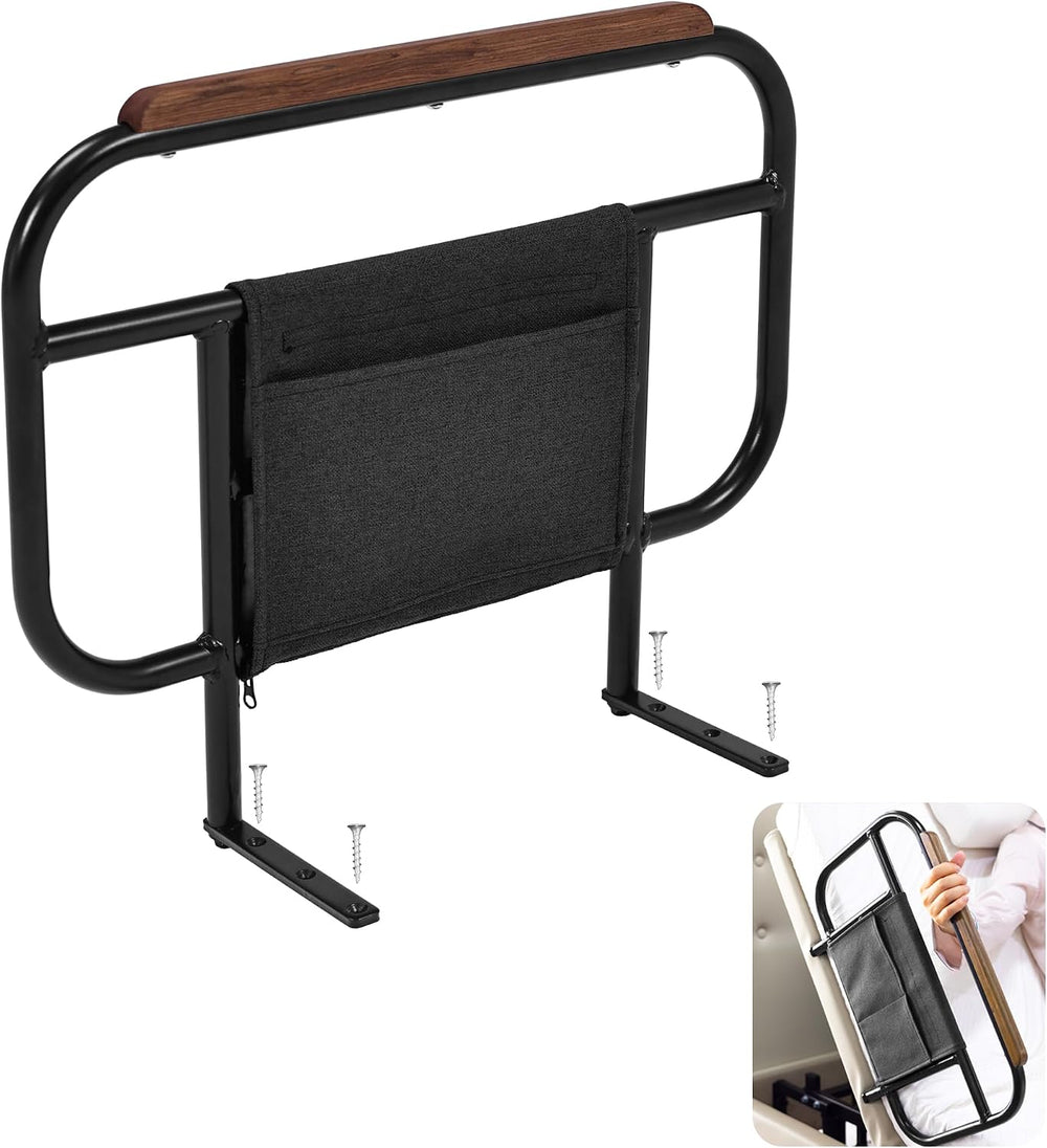 Bed Rail for Adjustable Bed for Elderly, Screw Into Wood Board 1 pc