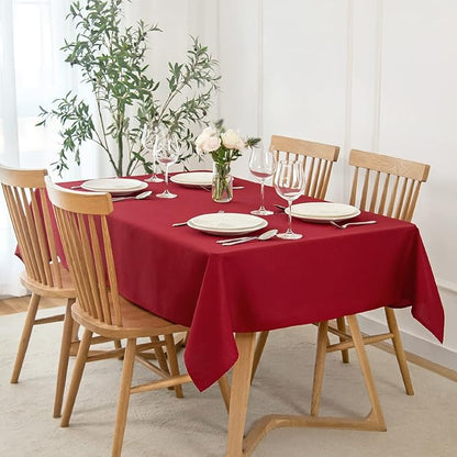 maxmill Jacquard Tablecloth Stain Resistant Waterproof Wrinkle Resistant by maxmill