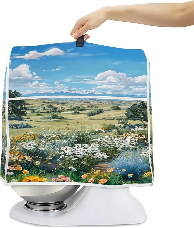 Mixer Dust Cover for 8.5-9.5 Qt Stand Mixer, Cloth Cover by BVBOX