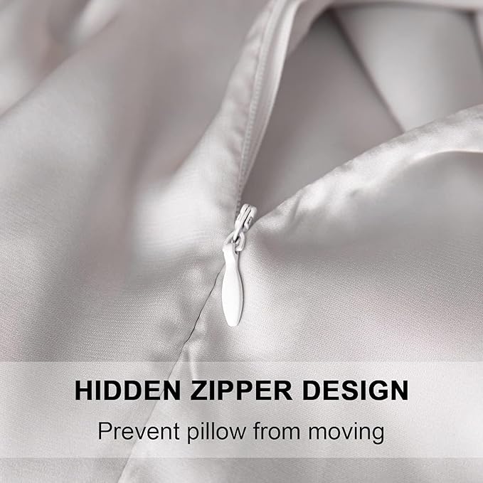 Mulberry Silk Pillowcase for Hair and Skin, Cooling Silk Pillow Case - Image 3