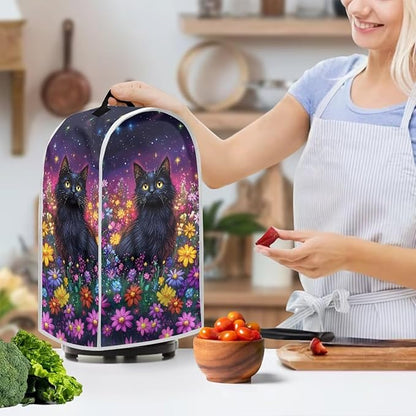 Talayituse Galaxy Cat Daisy Print Blender Dust Cover, Fingerprint Protection - Image 3