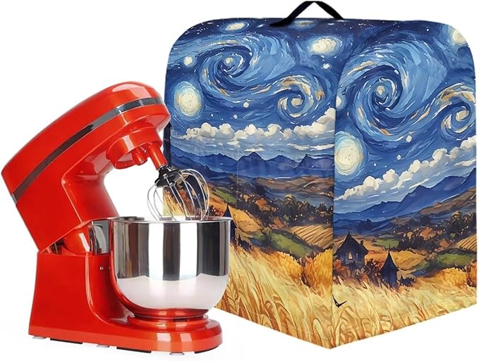Blue Starry Night Print Mixer Cover Kitchen Aid Cover Dust Covers - Image 3