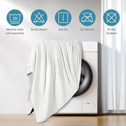 EASELAND Cooling Comforter King, Cold Touch Fabric Absorbs Body Heat, - Image 8