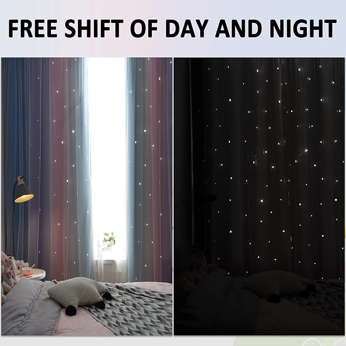 Kinryb Christmas Rainbow Curtains - Image 8