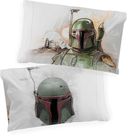 Jay Franco Star Wars The Book of Boba Fett 1 Single Reversible Pillowcase - Image 4