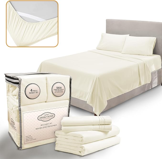 California King Sheet Sets by AbeeroHome