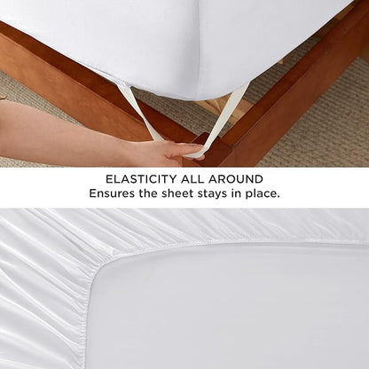 Bedsure Twin XL Sheets Dorm Bedding, GentleSoft Breathable Extra Long Twin - Image 5