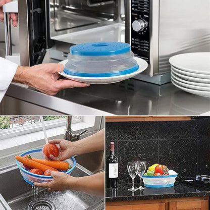 Collapsible Microwave Splatter Cover, 10.5 Inch, Dishwasher-safe, Microwave - Image 8