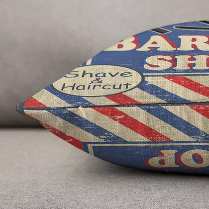 TKS MITLAN Barber Shop Poster Throw Pillow Case Cushion Cover Barbershop - Image 3